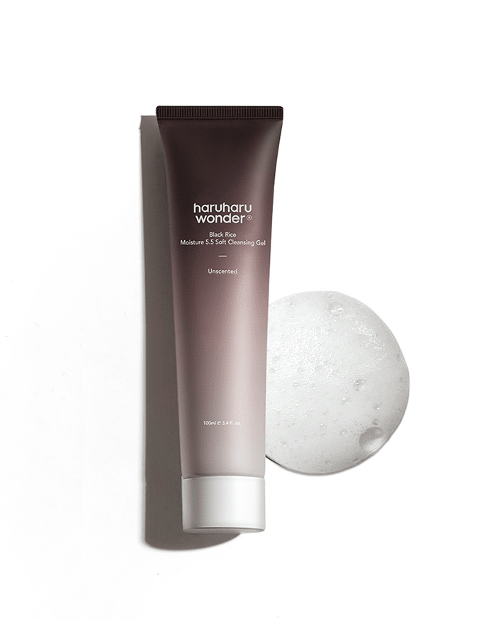 Black Rice Moisture 5.5 Soft Cleansing Gel Water Cleanser Haruharu Wonder 