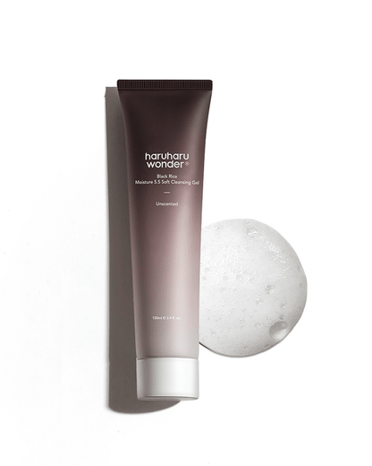 Black Rice Moisture 5.5 Soft Cleansing Gel Water Cleanser Haruharu Wonder 