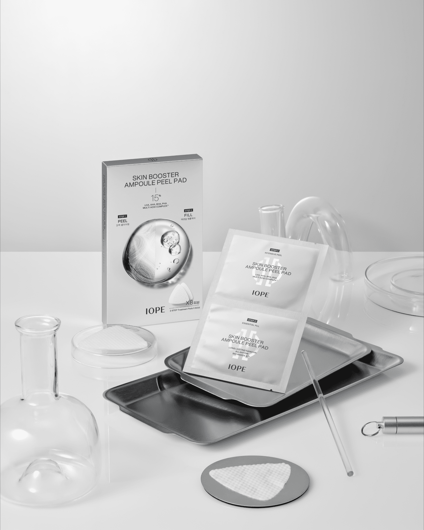 SKIN BOOSTER AMPOULE PEEL PAD 8 EA Chemical IOPE 