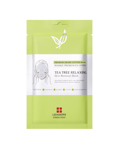 Tea Tree Relaxing Skin Renewal Mask Sheet Mask LEADERS 