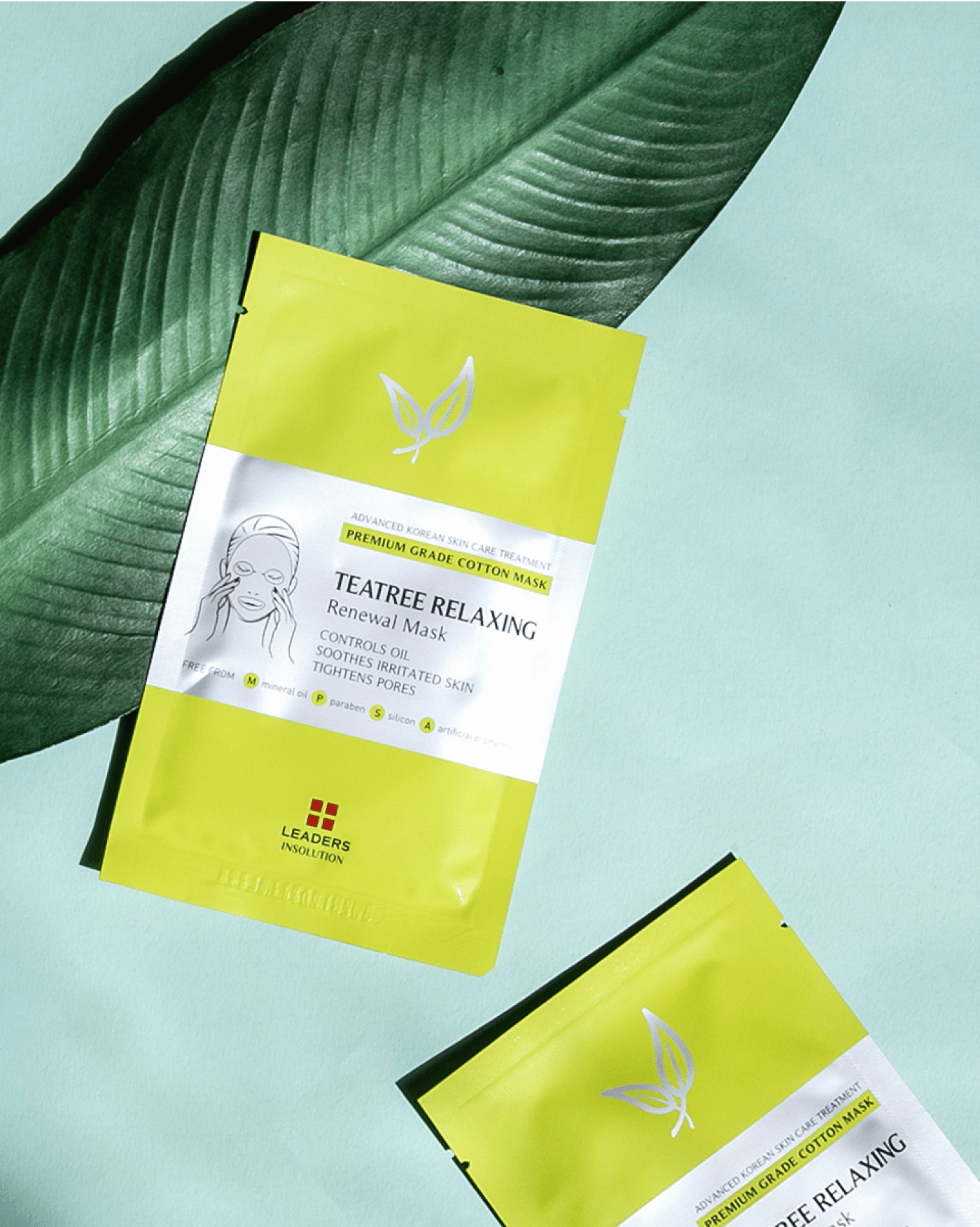 Tea Tree Relaxing Skin Renewal Mask Sheet Mask LEADERS 