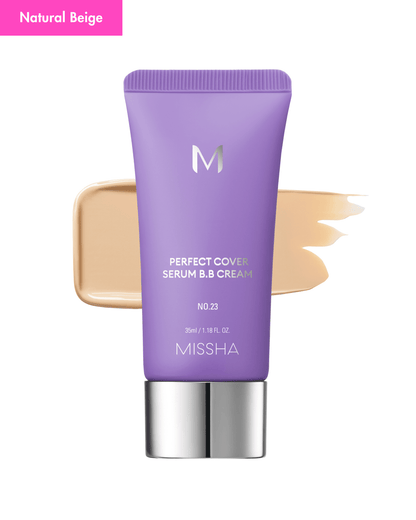 M Perfect Cover Serum BB Cream Makeup MISSHA 23 Natural Beige 