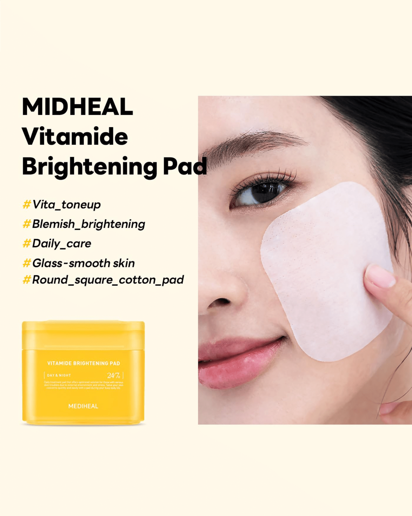 Vitamide Brightening Pad Toner MEDIHEAL 