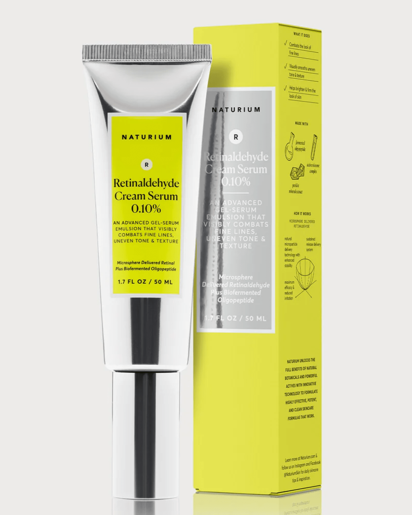 Retinaldehyde Cream Serum 0.10% NATURIUM 