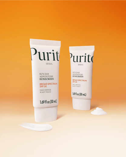 Sun Day Adventure Sunscreen Broad Spectrum SPF 50 Sunscreen Purito Seoul 
