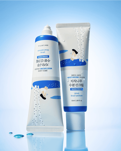 Birch Juice Moisturizing UVLOCK SPF 45 Broad Spectrum Sunscreen ROUND LAB 