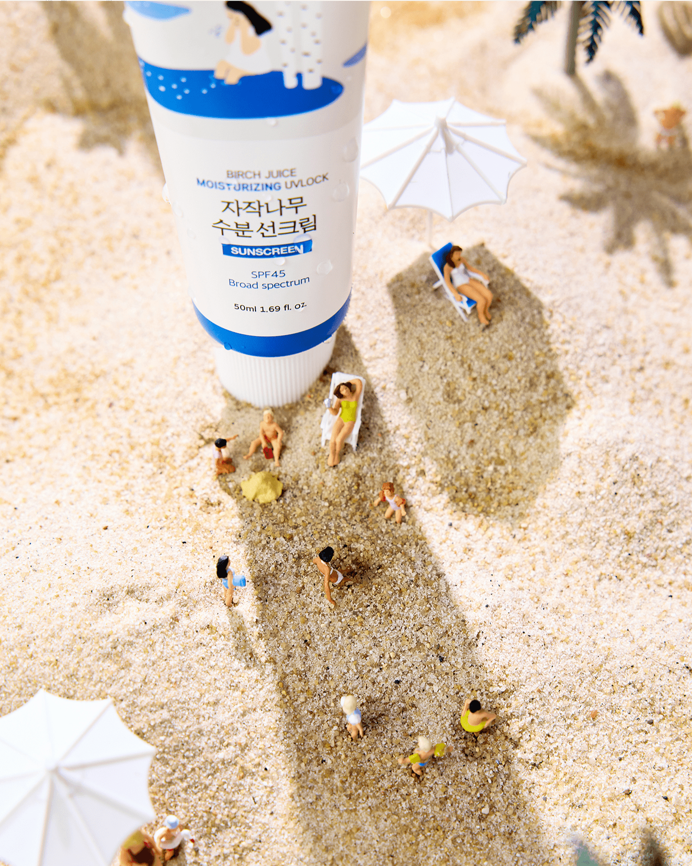 Birch Juice Moisturizing UVLOCK SPF 45 Broad Spectrum Sunscreen ROUND LAB 