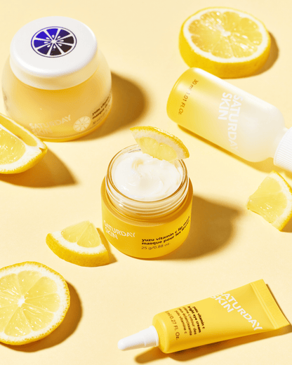 Yuzu Vitamin C Lip Mask Lip Treatment SATURDAY SKIN 