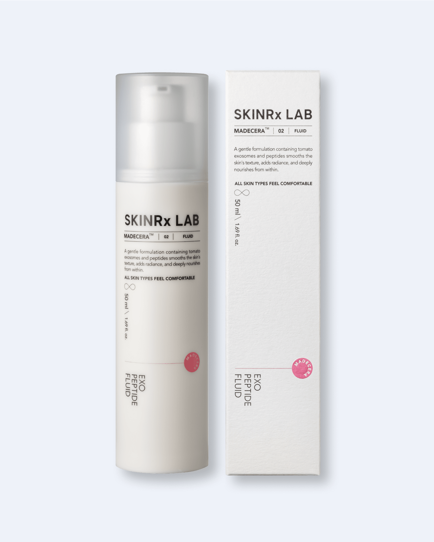 MadeCera Exo Peptide Fluid Facial Moisturizer SKINRX LAB 