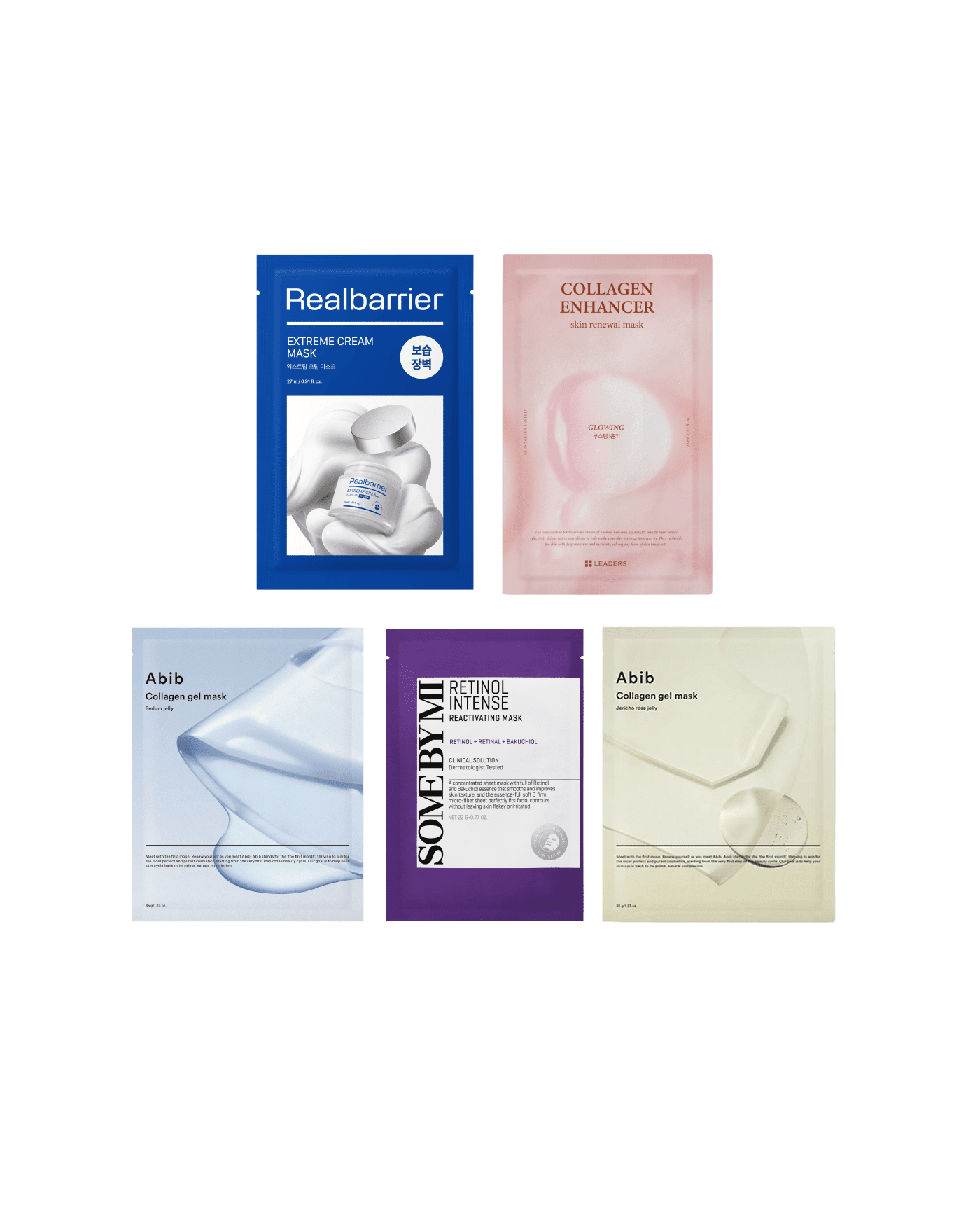 Anti-Aging Sheet Mask Set Skincare Set SOKO GLAM 