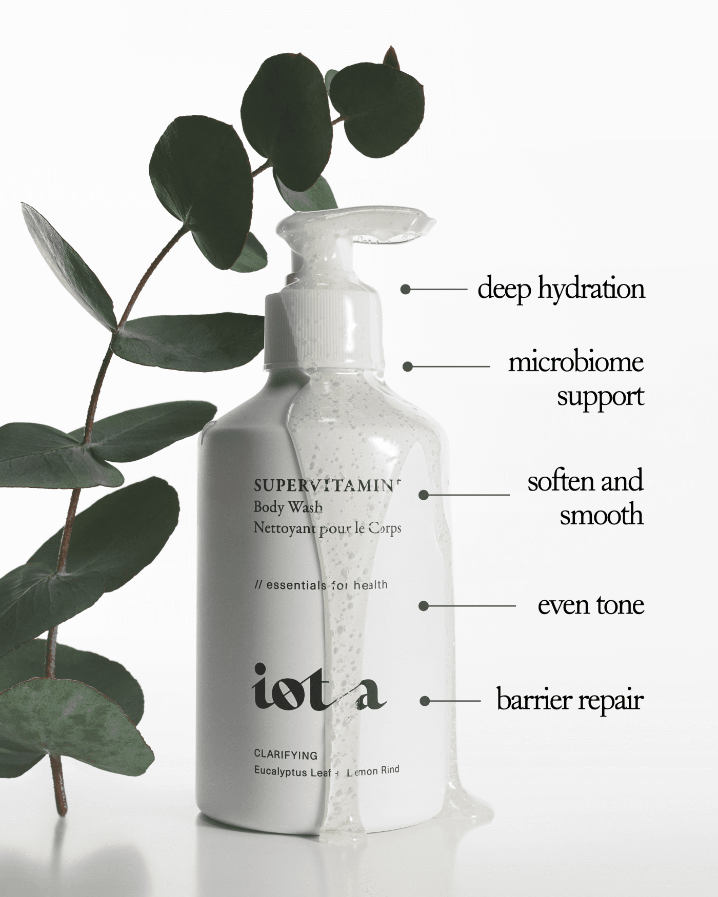 Supervitamin Body Wash+ Clarifying Body iota 