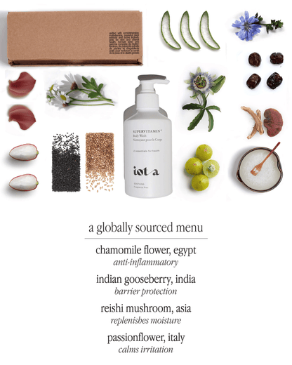 Supervitamin Body Wash+ Soothing Body iota 