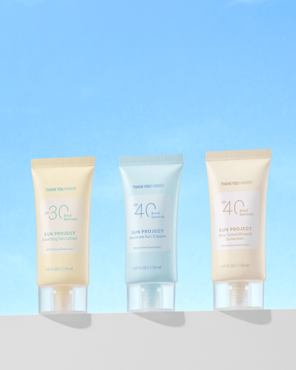 Sun Project Moisture Sun Cream SPF 40 Broad Spectrum THANK YOU FARMER 