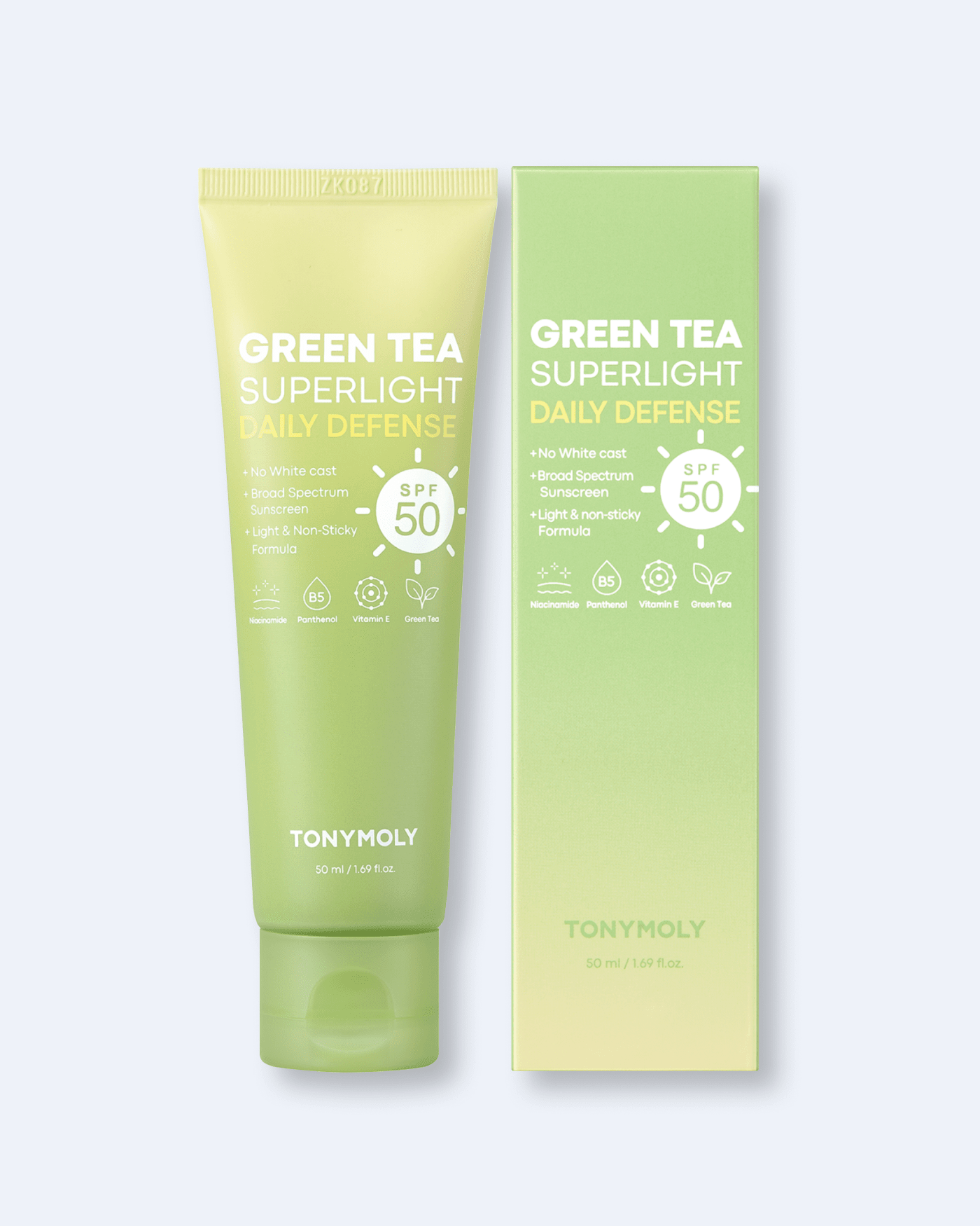 Green Tea Superlight Daily Defense Sunscreen SPF 50 Sunscreen TONY MOLY 