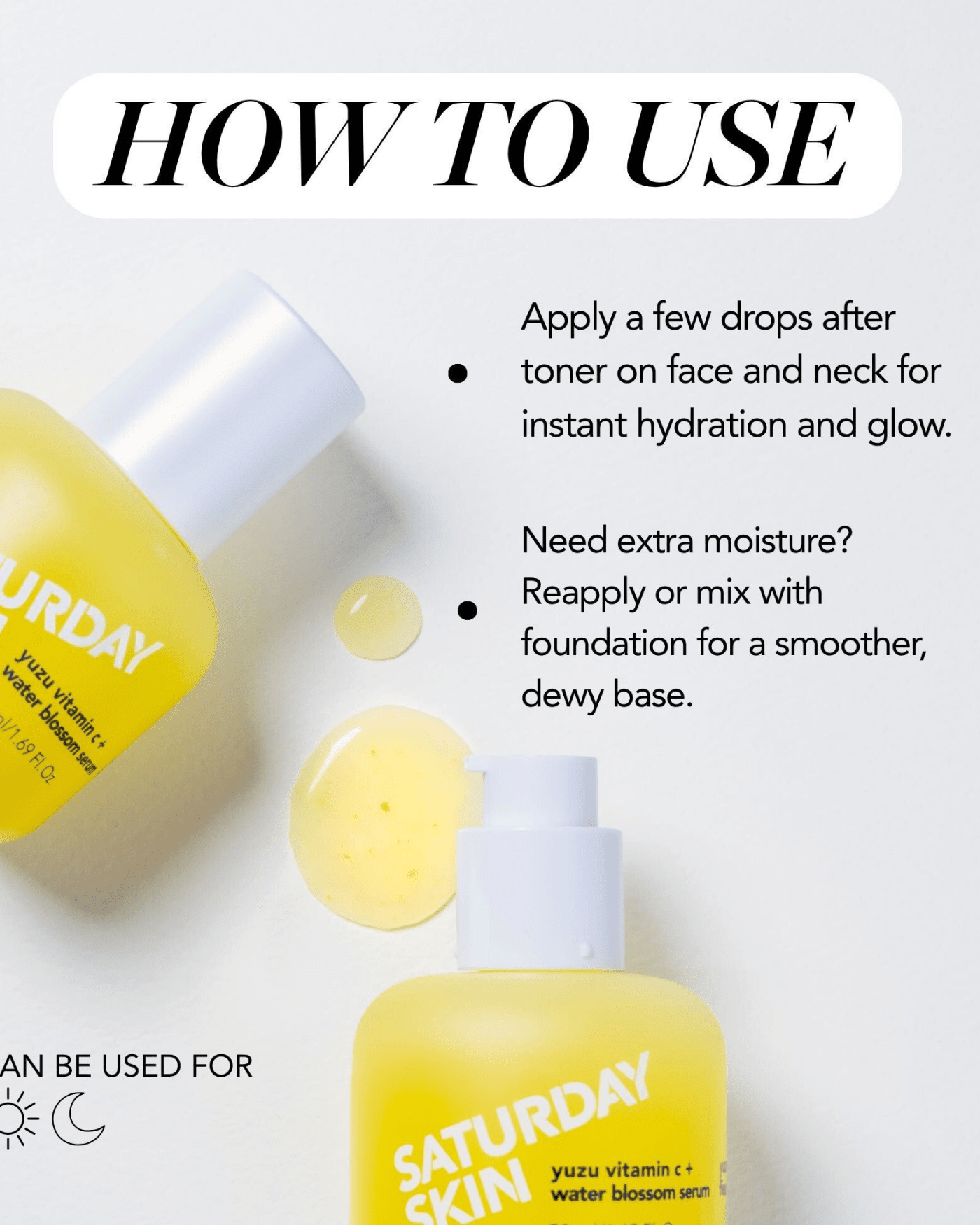 Yuzu vitamin C + Water Blossom Serum Serum/Ampoule SATURDAY SKIN 