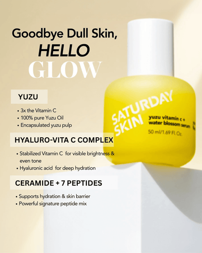 Yuzu vitamin C + Water Blossom Serum Serum/Ampoule SATURDAY SKIN 