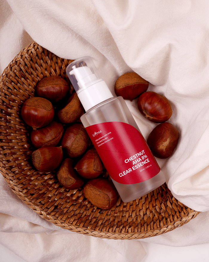 Chestnut 8% AHA Clear Essence Essence ISNTREE 