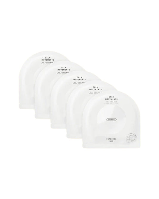 Calm Movements Eye & Cheek Mask (Set of 5) Sheet Mask Superegg 