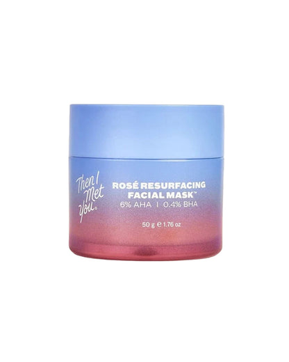 Rosé Resurfacing Facial Mask Wash Off Masks Then I Met You 