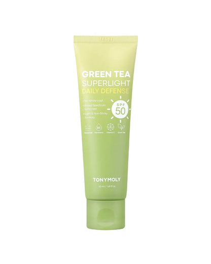 Green Tea Superlight Daily Defense Sunscreen SPF 50 Sunscreen TONY MOLY 