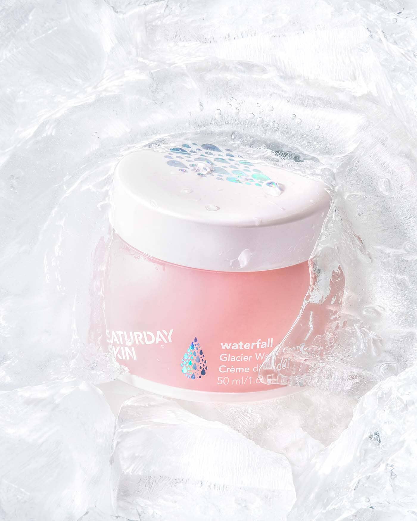 Waterfall Glacier Water Cream Facial Moisturizer SATURDAY SKIN 