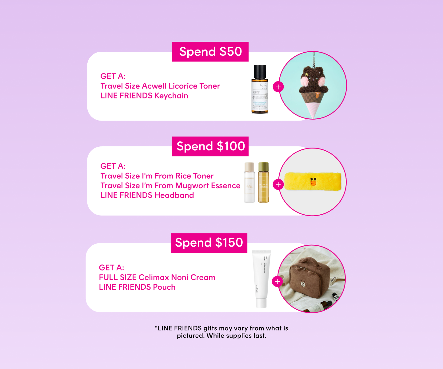 free gifts!