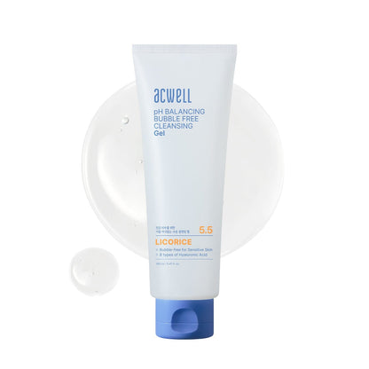 pH Balancing Bubble Free Cleansing Gel Water Cleanser ACWELL 