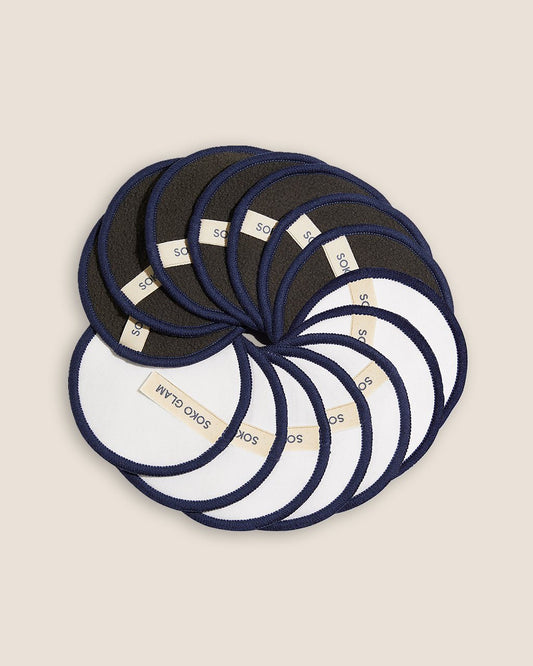 The Sustainable Cleansing Pad Set Tools SOKO GLAM 