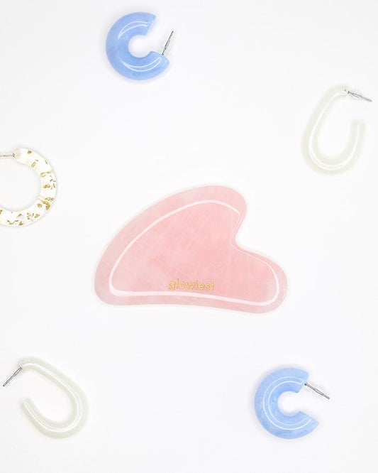 Rose Quartz Gua Sha Lifestyle Image