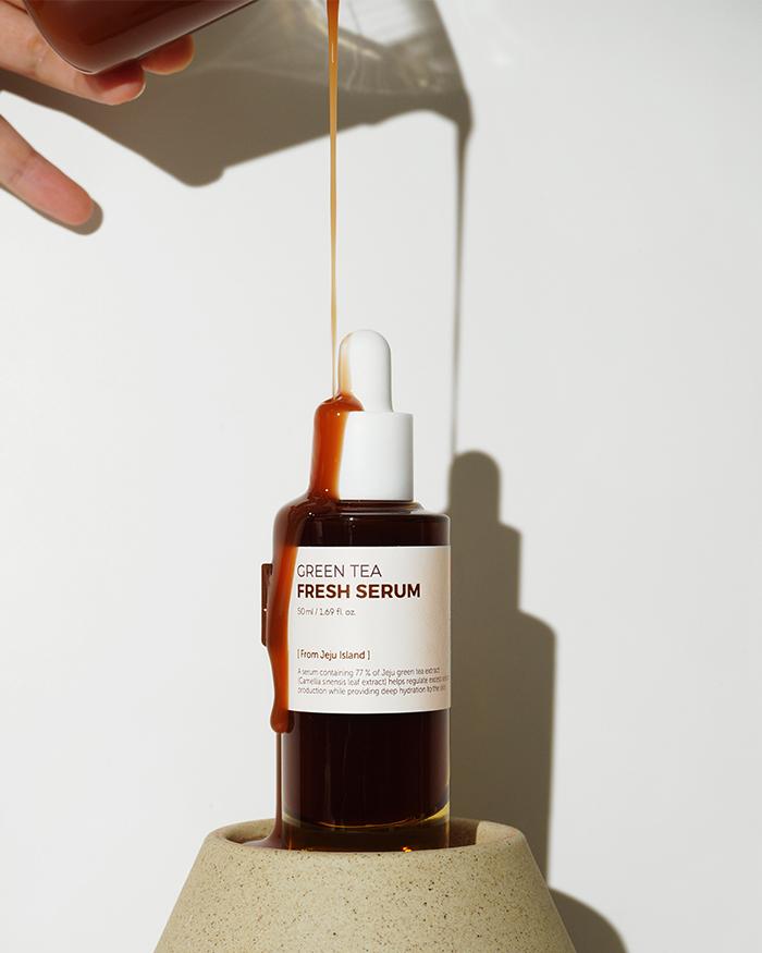 Green Tea Fresh Serum Texture Image